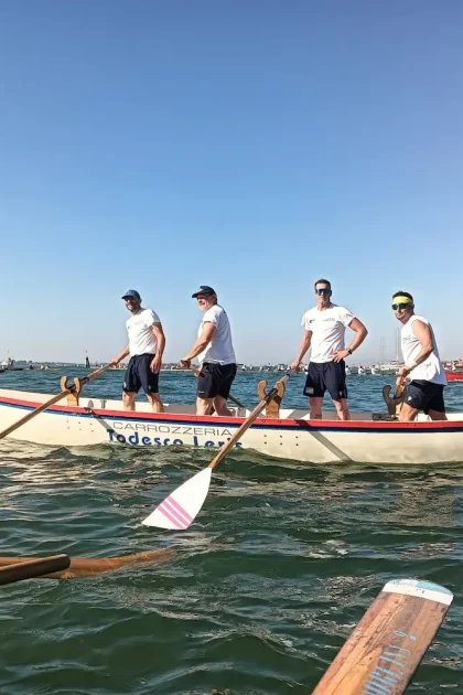 Barca da palio alla 50° Vogalonga