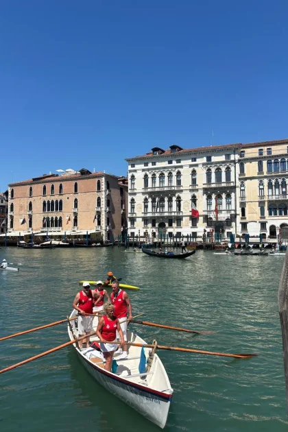 Barca da palio alla 50° Vogalonga